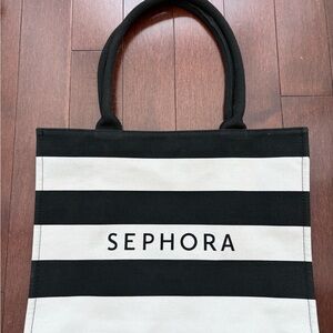 Sephora Monochrome Striped Tote